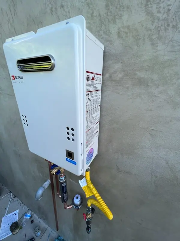 Tankless water heater installation for Iberia homes